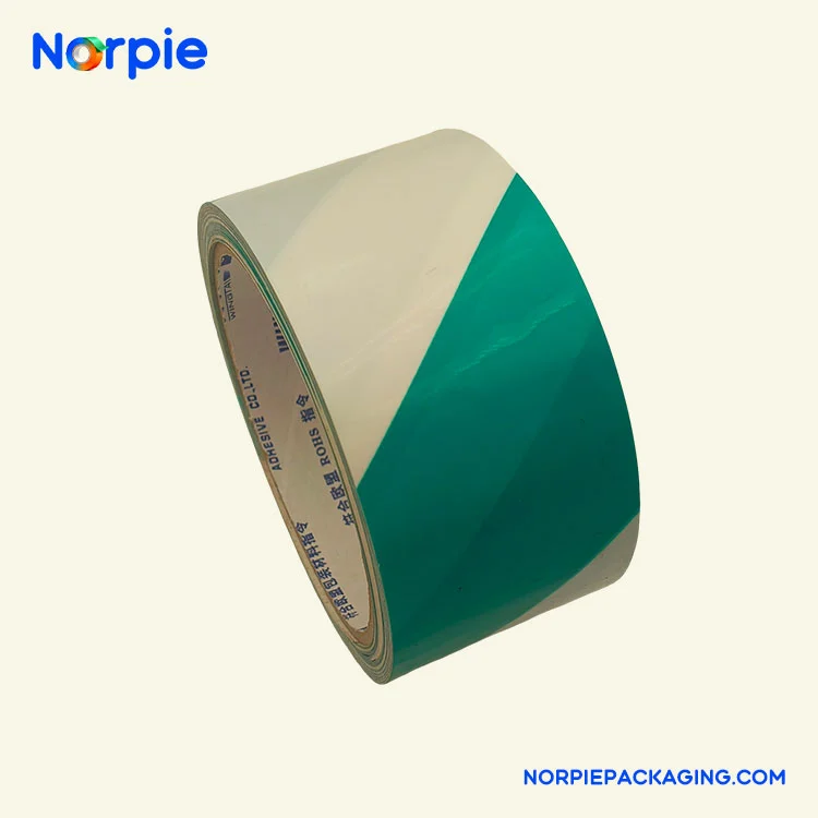 Зелено-бяла предупредителна лента